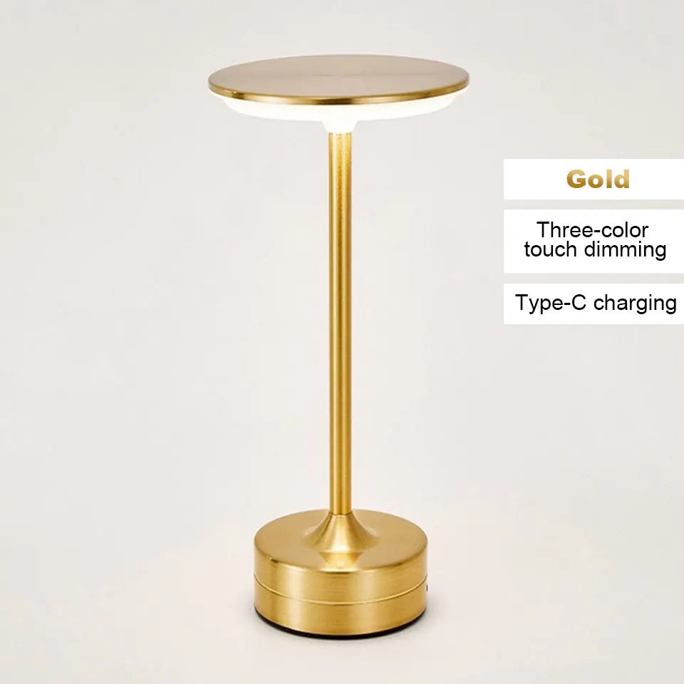 LED Tischlampe Touch Sensor Nachtlicht USB Aufladbare Tragbare Schlafzimmer Nachtlicht Drahtlose Leselampe Restaurant Hotel Bar