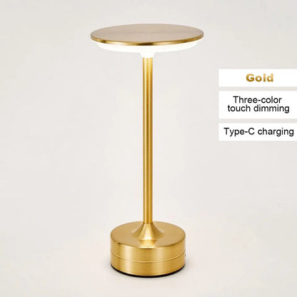LED Tischlampe Touch Sensor Nachtlicht USB Aufladbare Tragbare Schlafzimmer Nachtlicht Drahtlose Leselampe Restaurant Hotel Bar