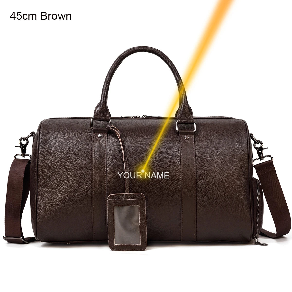 Luxus Echtes Leder Männer Frauen Reisetasche Kuh Leder Handgepäck Tasche Reise Schulter Tasche Männlich Weiblich Wochenende Duffle Tasche