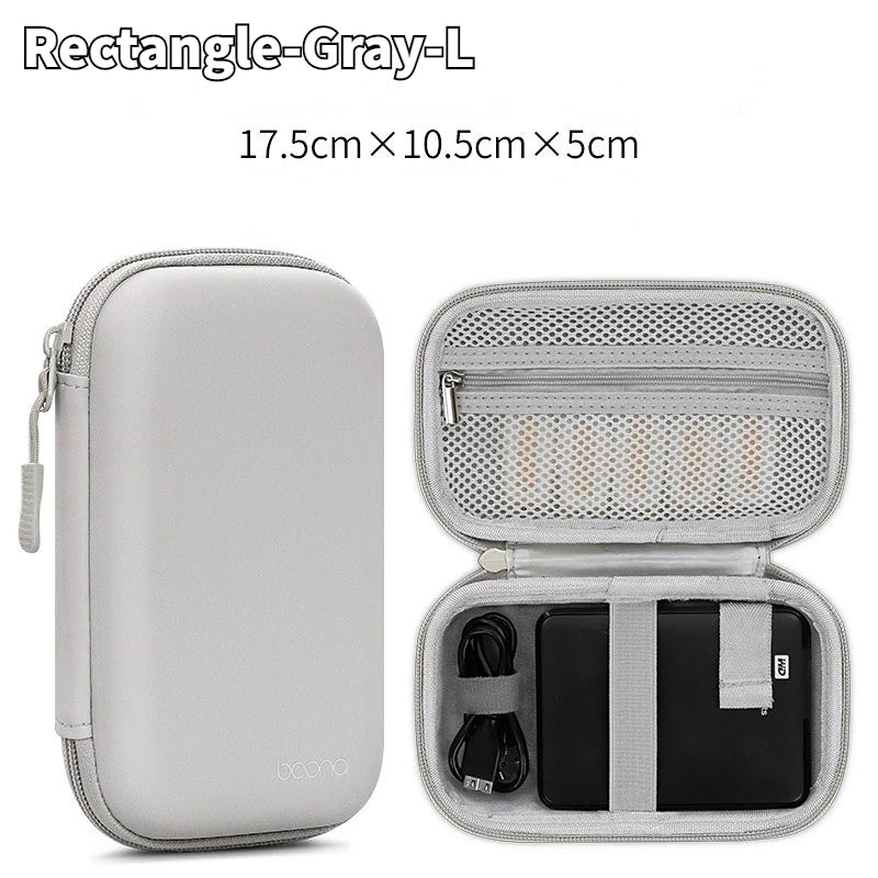 Tragbare Kopfhörer Lagerung Tasche Daten Kabel Organizer Tasche Multifunktionale Digitale Gadgets Fall Ladegerät U Disk Schutzhülle