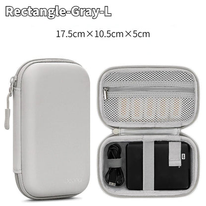 Tragbare Kopfhörer Lagerung Tasche Daten Kabel Organizer Tasche Multifunktionale Digitale Gadgets Fall Ladegerät U Disk Schutzhülle