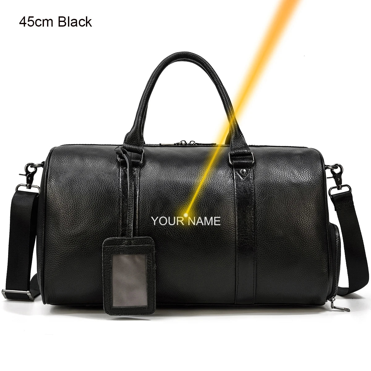 Luxus Echtes Leder Männer Frauen Reisetasche Kuh Leder Handgepäck Tasche Reise Schulter Tasche Männlich Weiblich Wochenende Duffle Tasche