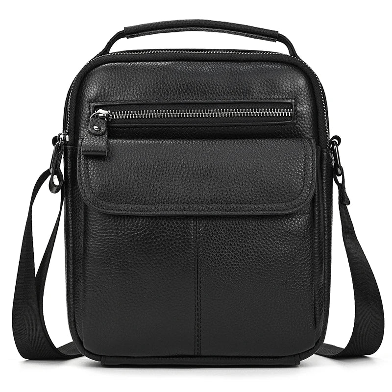 Neue Mode Für Männer Leder Schulter Tasche Aus Echtem Leder Umhängetasche Mann Taschen Echtes Rindsleder Sling Tasche Für Männliche Messenger Taschen