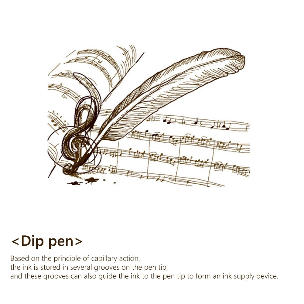 Retro Kalligraphie Feder Dip Stift Schreiben Tinte Set Schreibwaren Quill Brunnen Stift Geburtstag Lehrer Geschenk Schreiben Werkzeuge