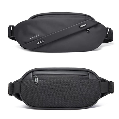 BANGE Große Kapazität Wasserdichte Multifunktions Umhängetasche Männer Schulter Tasche Männlichen Sling Brust Taschen Für Taille Gürtel Passenden