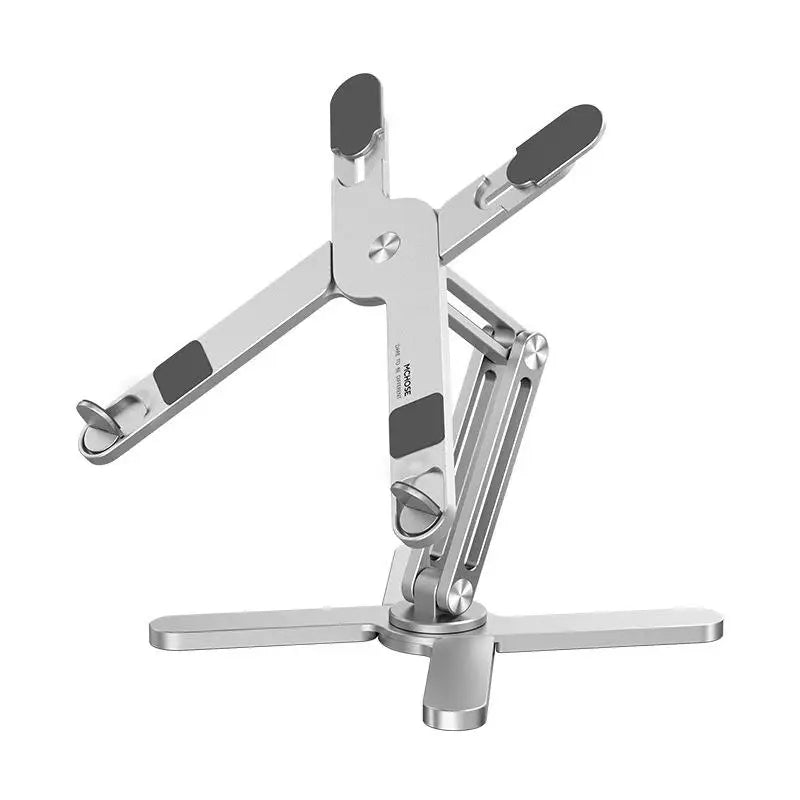 Faltbarer Laptopständer 360° ° Rotation Notebook Tisch Aluminium Legierung Halter Tragbare Buch Tablet Halterung mit Wärmeableitung