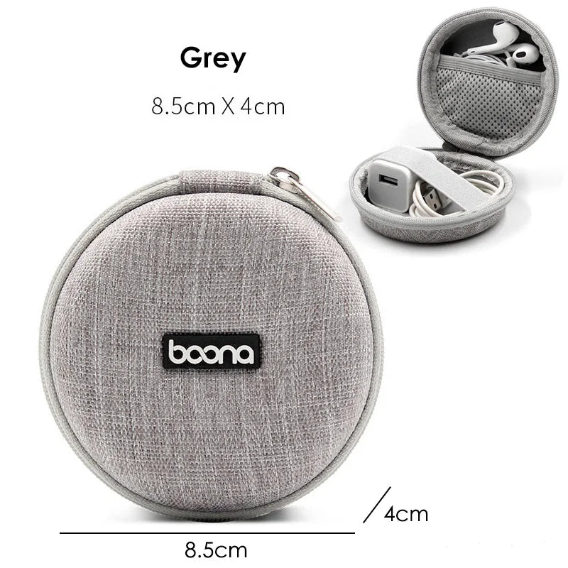 Tragbare Kopfhörer Lagerung Tasche Daten Kabel Organizer Tasche Multifunktionale Digitale Gadgets Fall Ladegerät U Disk Schutzhülle