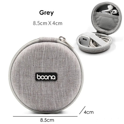 Tragbare Kopfhörer Lagerung Tasche Daten Kabel Organizer Tasche Multifunktionale Digitale Gadgets Fall Ladegerät U Disk Schutzhülle