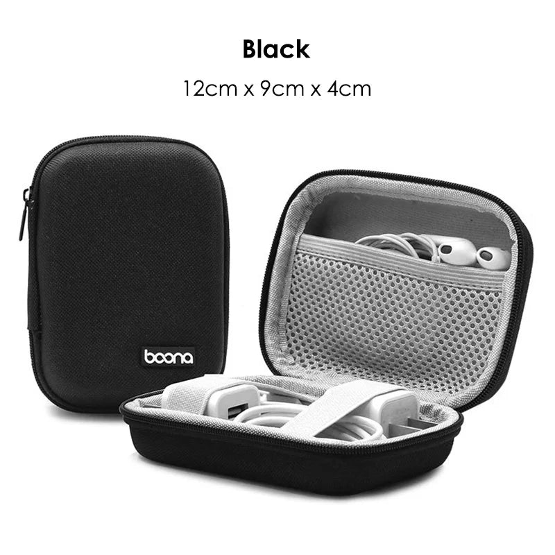 Tragbare Kopfhörer Lagerung Tasche Daten Kabel Organizer Tasche Multifunktionale Digitale Gadgets Fall Ladegerät U Disk Schutzhülle