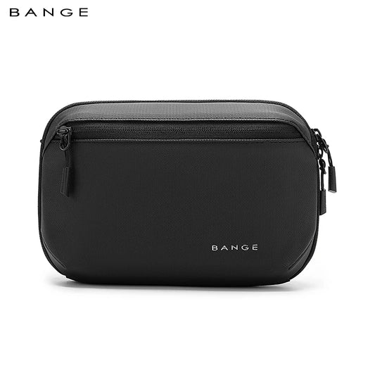 BANGE Multi-Layers Tech Pouch Oxford Warerproof Organizer Case Tragbare Datenkabel-Aufbewahrungstasche Gadget-Tasche für Reisen USB-Ladegerät